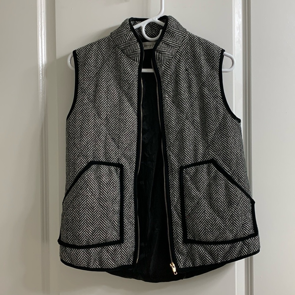 HERRINGBONE VEST - Small